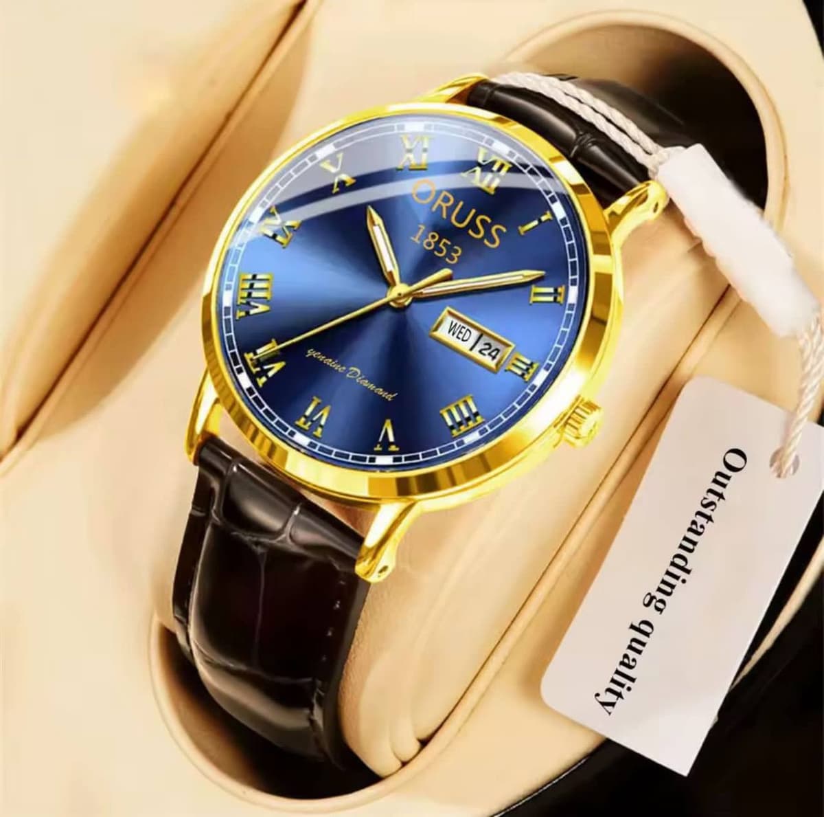 ORUSS MEN DAY & DATE WATCH